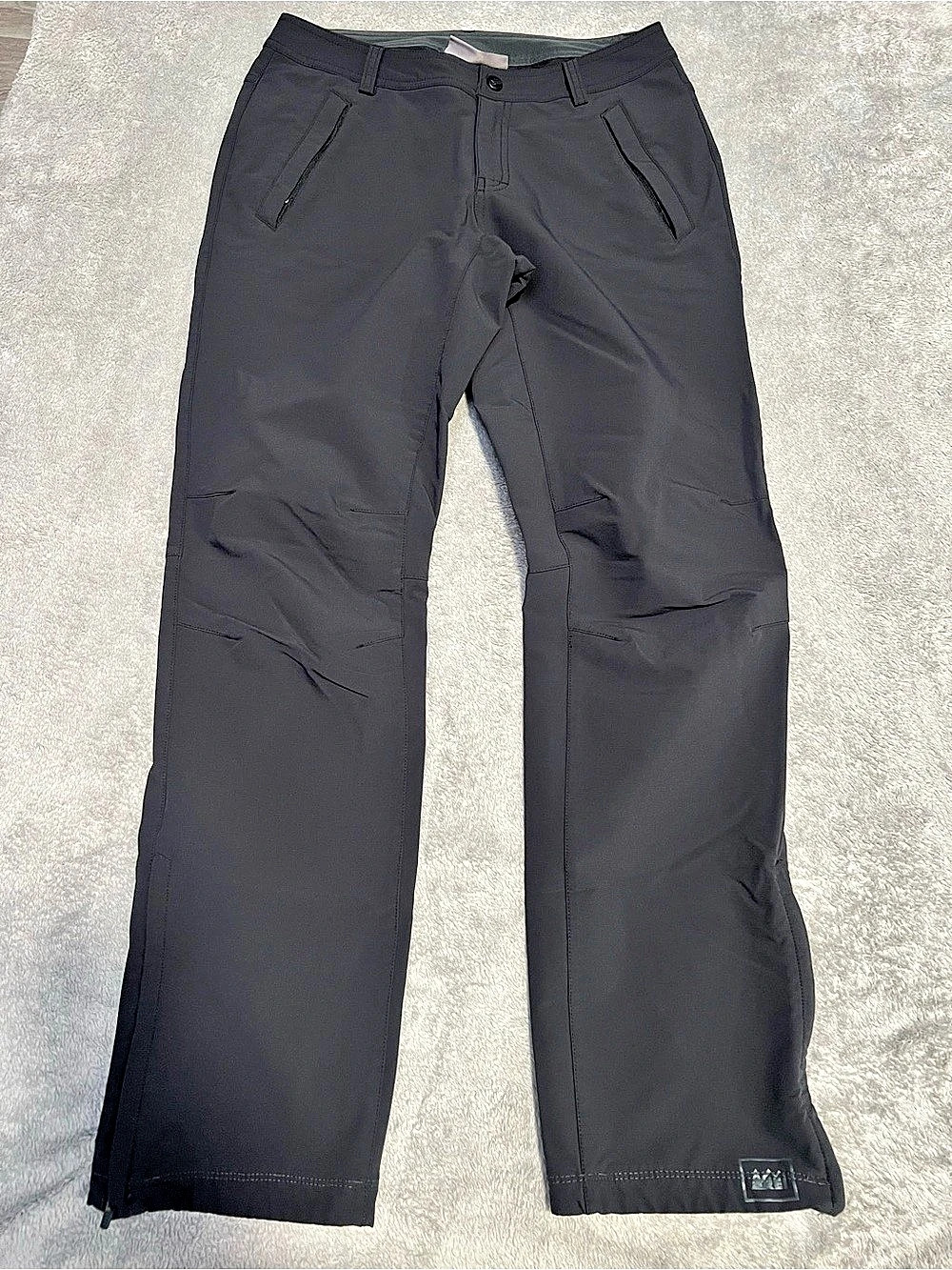 REI Mistral Softshell Pants Women's 4 Black Hiking Climbing Outdoor Snowshoeing - Picture 1 of 4